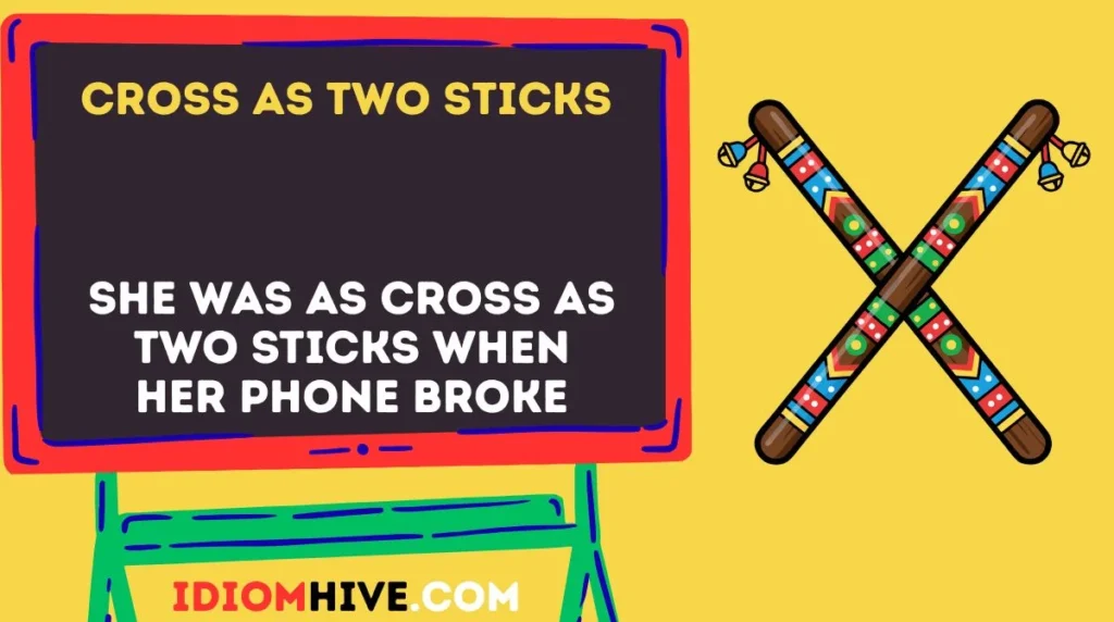 Cross as Two Sticks