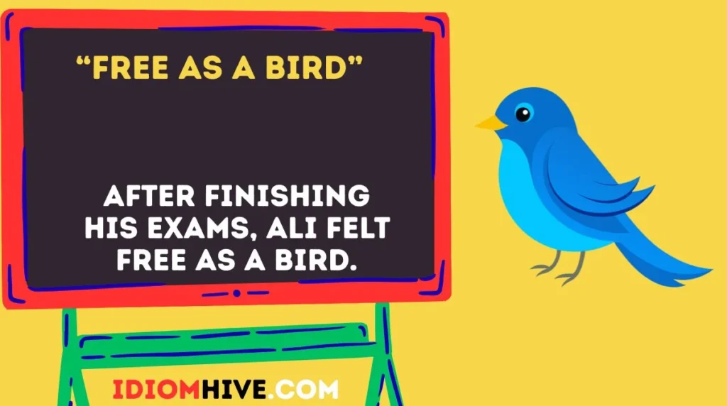 “Free as a bird”