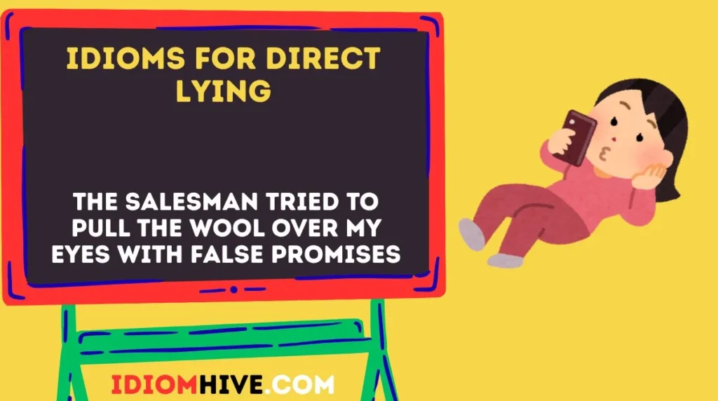 Idioms for Direct Lying