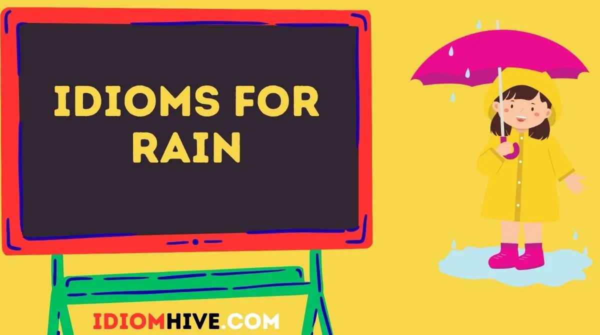 Idioms for Rain