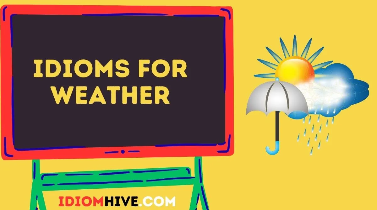 Idioms for Weather