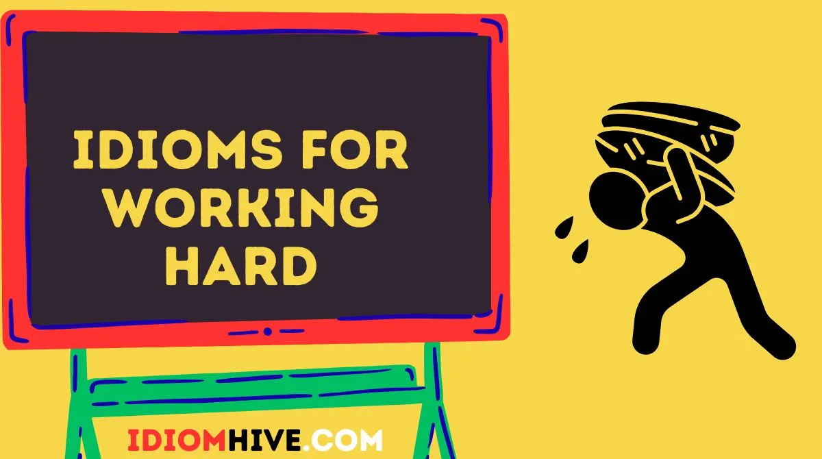 Idioms for Working Hard